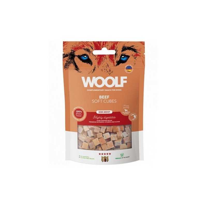 Pamlsok Woolf Dog Soft Cubes Beef 100 g