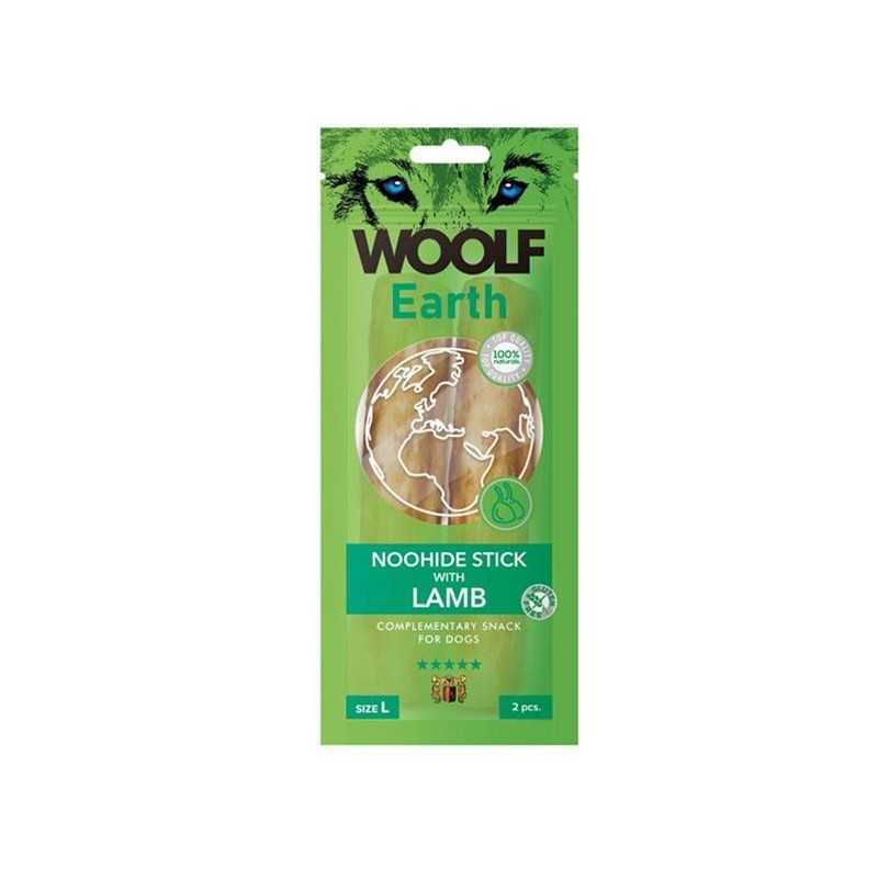 Pamlsok Woolf Dog Earth NOOHIDE L Sticks with Lamb 85 g