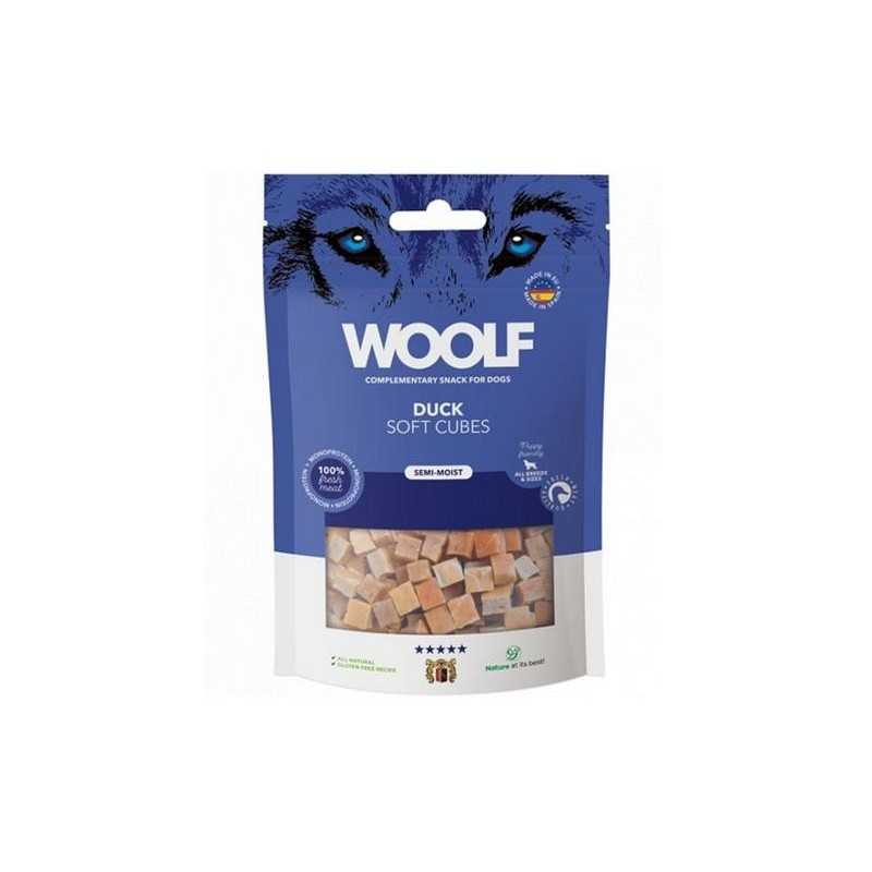 Pamlsok Woolf Dog Soft Cubes Duck 100 g