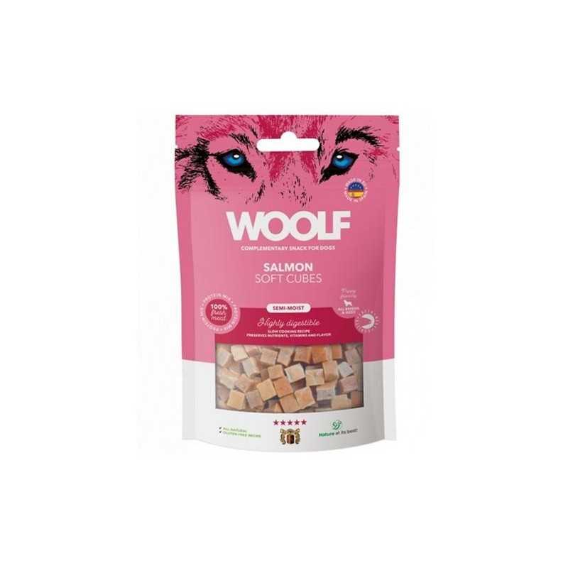 Pamlsok Woolf Dog Soft Cubes Salmon 100 g
