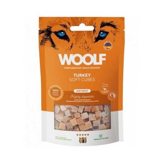 Pamlsok Woolf Dog Soft Cubes Turkey 100 g