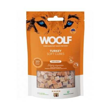 Pamlsok Woolf Dog Soft Cubes Turkey 100 g