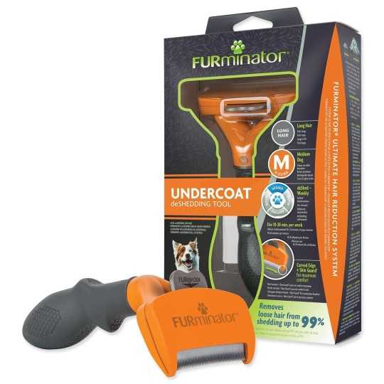 Hrebeň Furminator dlhá srsť M 9-23kg