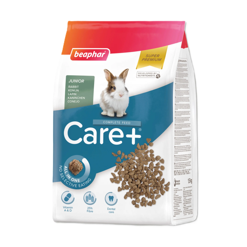 Krmivo Beaphar CARE+ králik junior 1,5kg