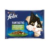 Nestlé FELIX Fantastic cat Multipack výber z rýb želé kapsička 4x85 g