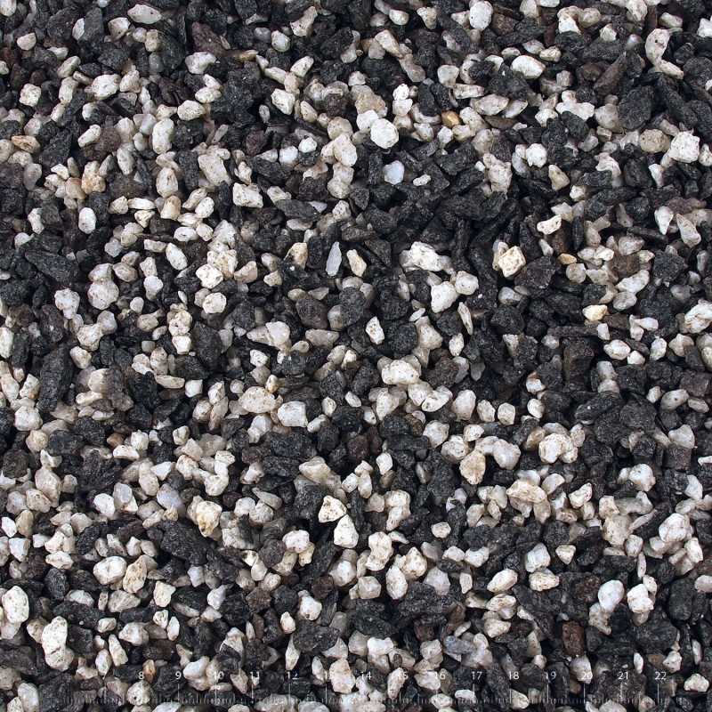 Drť Aqua Excellent čierna biela 4-8 mm 3kg
