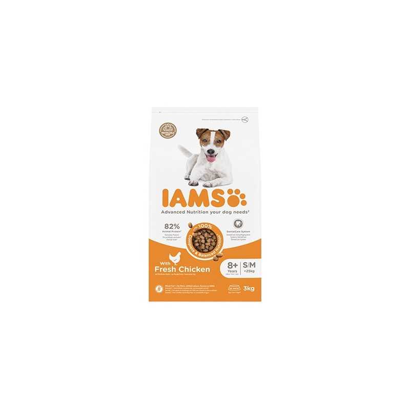 Krmivo IAMS Dog Senior Small & Medium Chicken 3kg