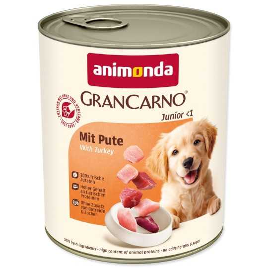 Animonda Gran Carno Junior hovädzie & morčacie srdcia 800 g
