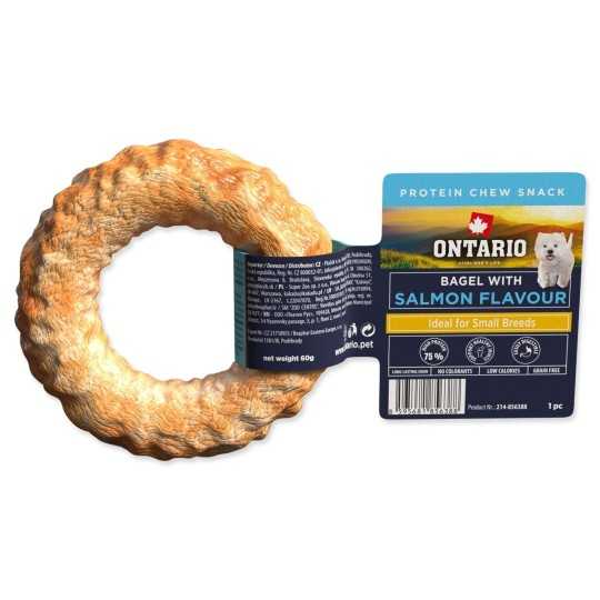 Pochúťka Ontario Protein žuvací bagel 1ks 8,9cm