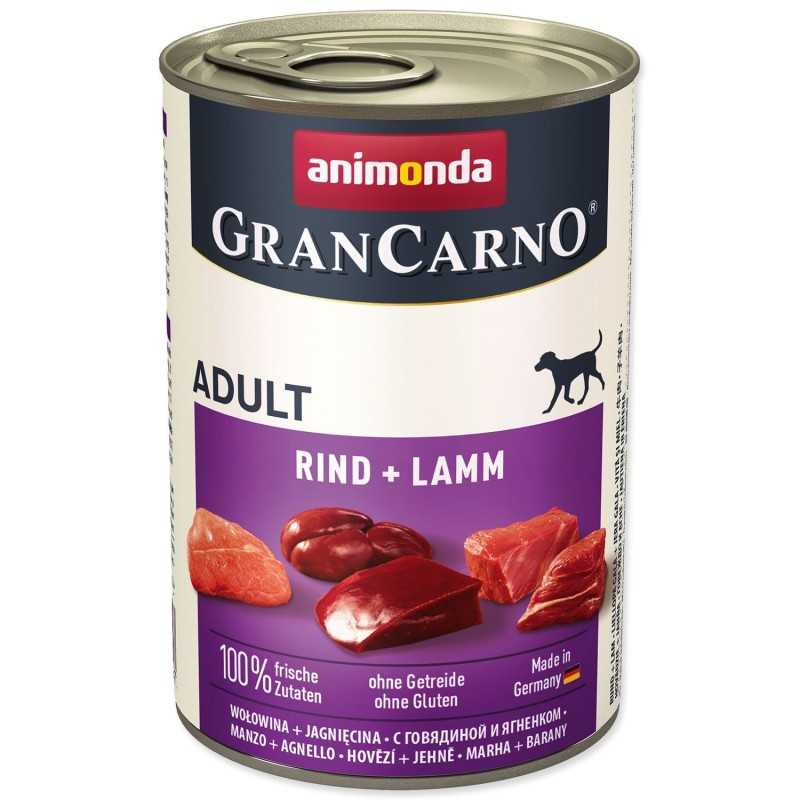 Konzerva Animonda Gran Carno Adult hovädzie a jahňa 400g Konzerva Animonda Gran Carno Adult hovädzie a jahňa 400g