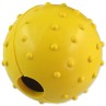 Hračka Dog Fantasy lopta gumová s povrazom mix farieb 6x30cm