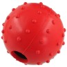 Hračka Dog Fantasy lopta gumová s povrazom mix farieb 6x30cm