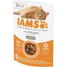 Kapsička IAMS Delights Adult Senior kura v omáčke 85g