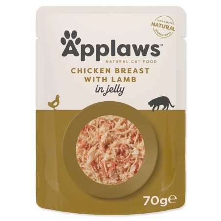 Kapsička Applaws Cat kura s jahňacím v želé 70g