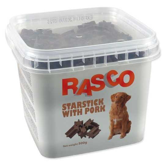 Pochúťka Rasco tyčinky natural v tvare hviezdy 2,5cm 500g