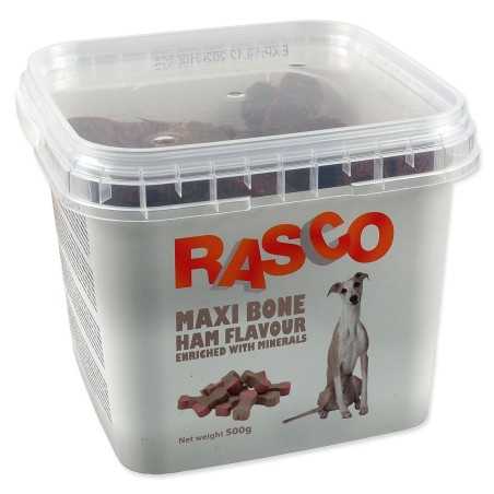 Pochúťka Rasco kosť kalciová so šunkou 6cm 500g