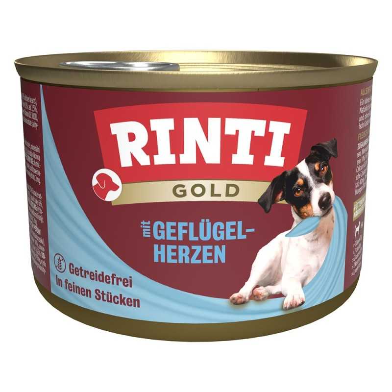 Rinti Gold Adult hydinové srdce 185g