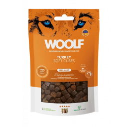 Pamlsok Woolf Dog Soft Cubes Turkey 100 g