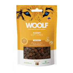 Pamlsok Woolf Dog Soft Cubes Rabbit 100 g