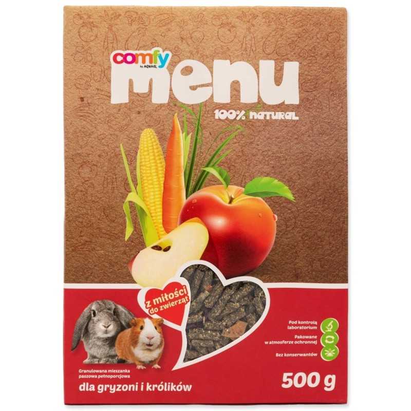 COMFY Krmivo MENU hlodavce a králik 500g pelety COMFY Krmivo MENU hlodavce a králik 500g pelety