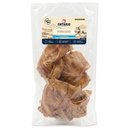 Pochúťka Ontario Pure Nature Sušené Bravčové Ucho, 300 g
