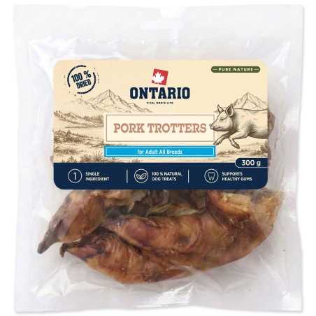 Pochúťka Ontario Pure Nature Sušené Bravčové Nôžky, 300 g