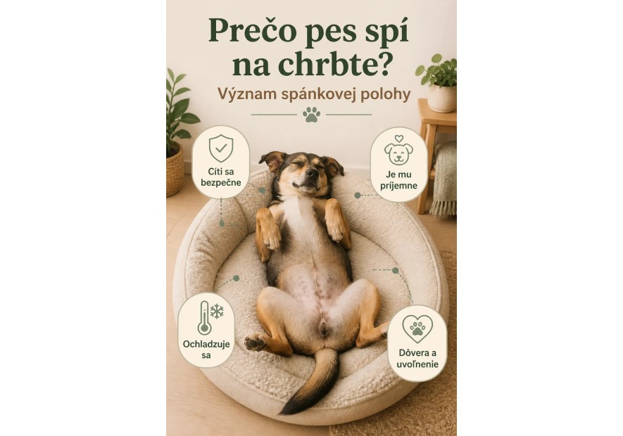 Prečo pes spí na chrbte? Význam spánkovej polohy | AZPET