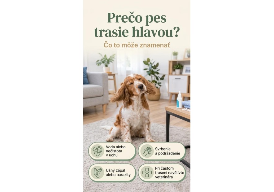 Prečo pes trasie hlavou? Príčiny a riešenia | AZPET