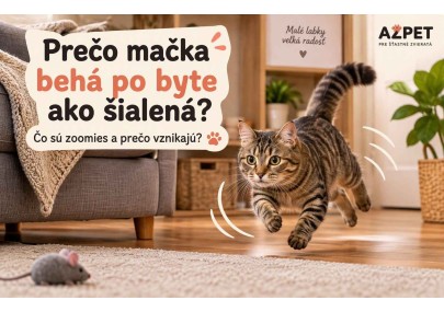 Prečo mačka behá po byte ako šialená? Čo sú zoomies? | AZPET