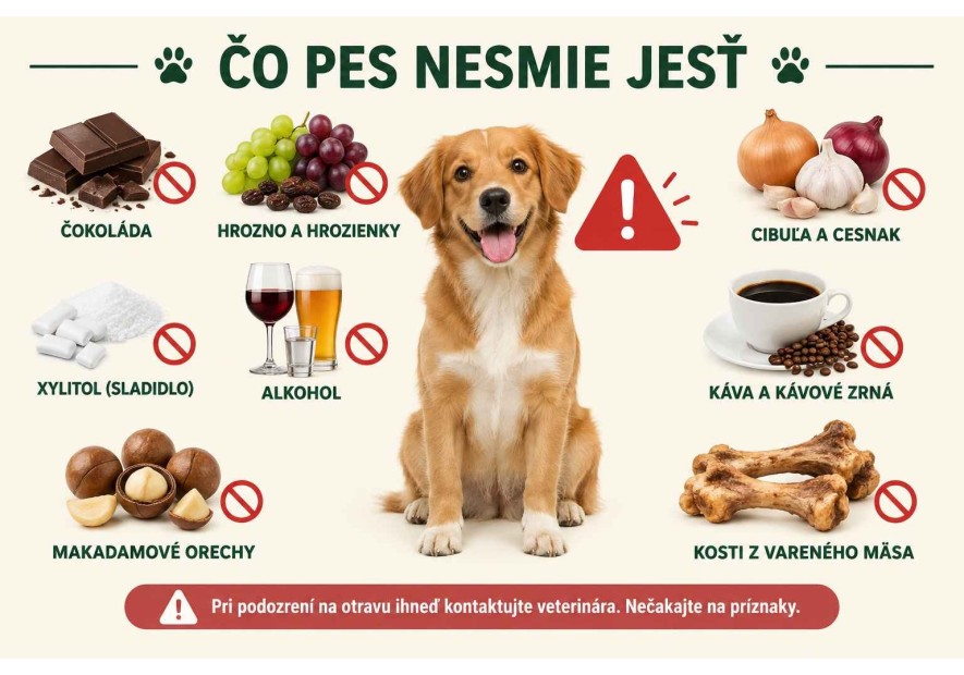 Čo nesmie jesť pes? Nebezpečné potraviny pre psov | AZPET