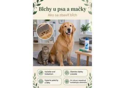 Blchy u psa a mačky: Ako sa ich zbaviť? | AZPET