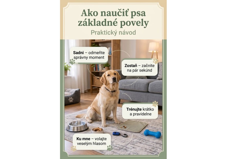 Ako naučiť psa základné povely? Praktický návod | AZPET