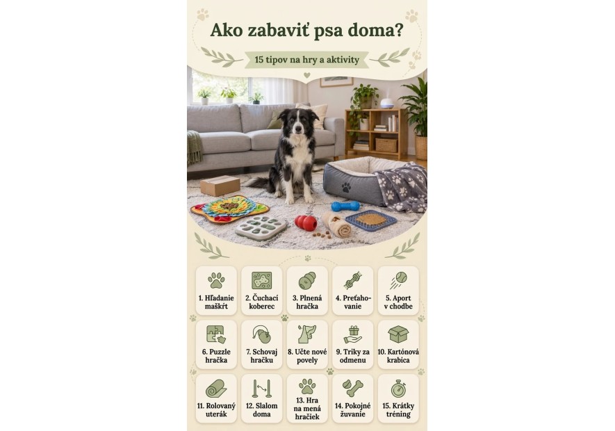 Ako zabaviť psa doma? 15 tipov na hry a aktivity | AZPET