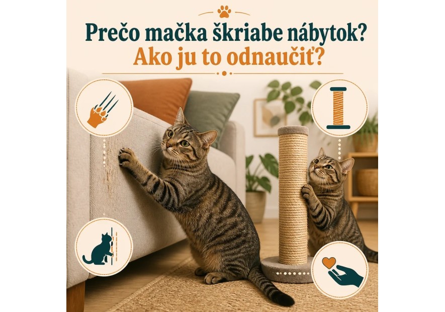 Prečo mačka škriabe nábytok? Ako ju to odnaučiť? | AZPET