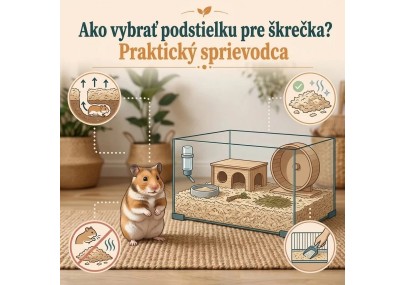 Ako vybrať podstielku pre škrečka? Praktický sprievodca | AZPET