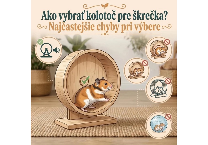 Ako vybrať kolotoč pre škrečka? Najčastejšie chyby pri výbere | AZPET
