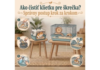 Ako čistiť klietku pre škrečka? Správny postup krok za krokom | AZPET