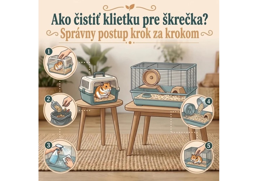 Ako čistiť klietku pre škrečka? Správny postup krok za krokom | AZPET
