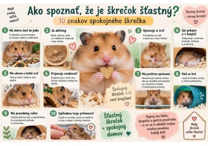 Ako spoznať, že je škrečok šťastný? 10 znakov spokojného škrečka | AZPET