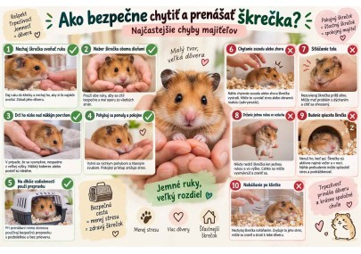 Ako bezpečne chytiť a prenášať škrečka? Najčastejšie chyby majiteľov | AZPET