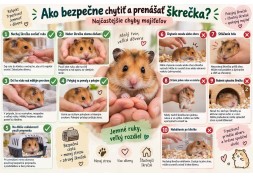 Ako bezpečne chytiť a prenášať škrečka? Najčastejšie chyby majiteľov | AZPET