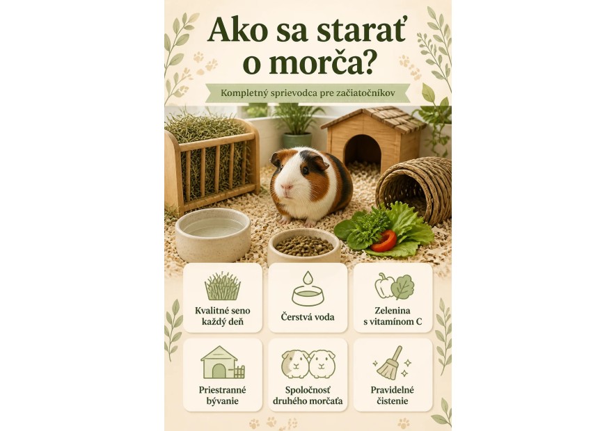 Ako sa starať o morča? Kompletný sprievodca pre začiatočníkov | AZPET