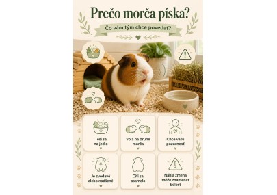 Prečo morča píska? Čo vám tým chce povedať? | AZPET