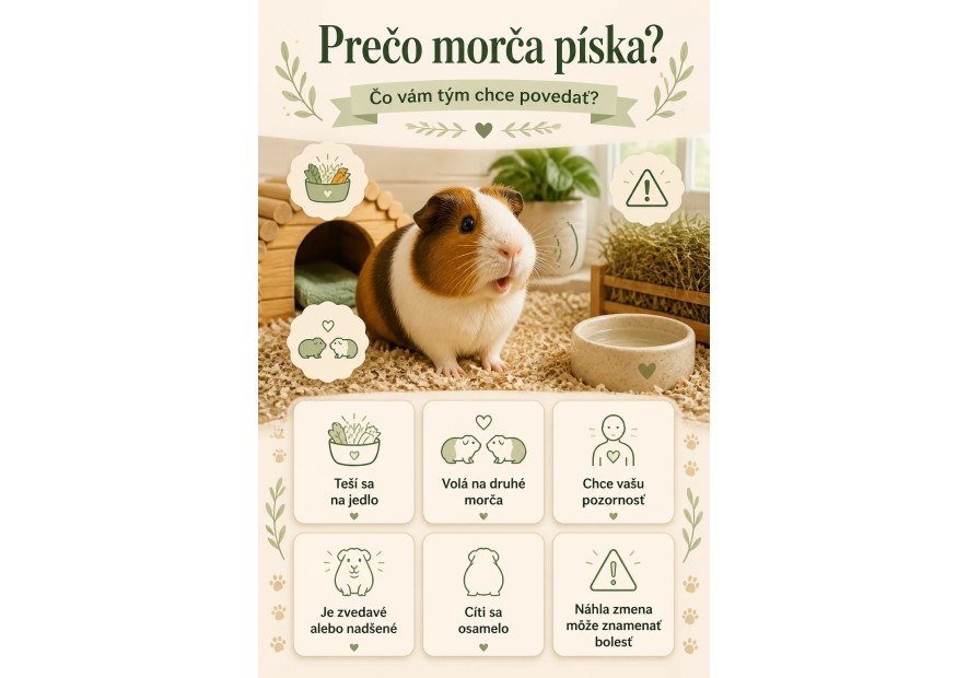 Prečo morča píska? Čo vám tým chce povedať? | AZPET