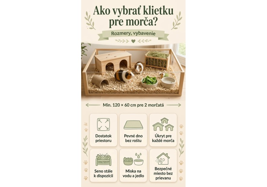 Ako vybrať klietku pre morča? Rozmery, vybavenie | AZPET