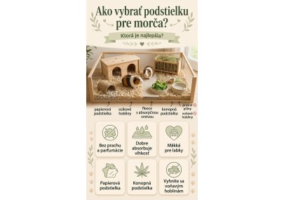 Ako vybrať podstielku pre morča? Ktorá je najlepšia? | AZPET