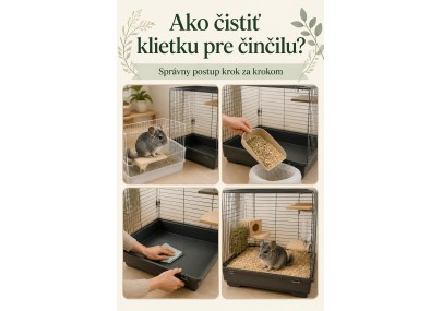 Ako čistiť klietku pre činčilu? Správny postup krok za krokom | AZPET image